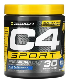 Pré-treino C4 Sport Cellucor Original 30 Doses (270 G) Eua