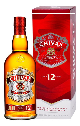 Whisky Chivas Regal X 500 Cc.  (con Estuche) 