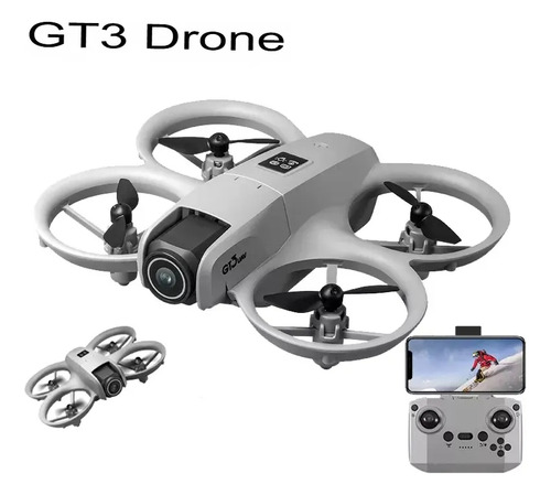 Drone Gt3 Gps 4k Profissional 180 ° Câmeras Duplas 5g Wifi