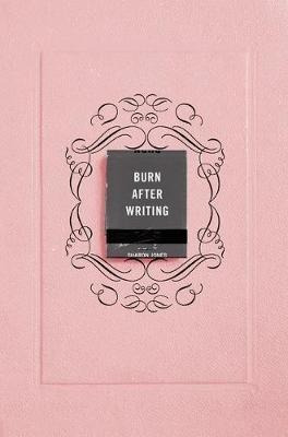 Libro Burn After Writing (pink)