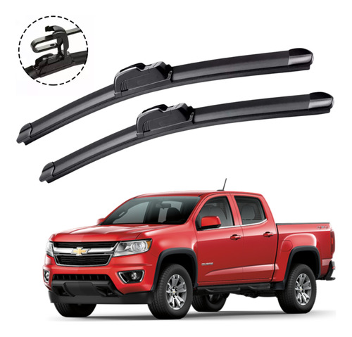 2 Plumas Limpiaparabrisas Reluvsa Chevrolet Colorado 2008