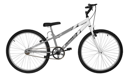 Bicicleta Aro 26 Bicolor Rebaixada Sem Marcha Masculino Cor Cinza