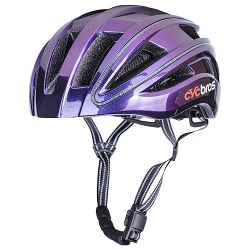 Cycbros Casco De Bicicleta Con Sistema De Luces Led 360°