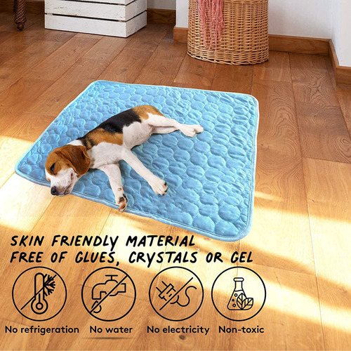 Almohadillas De Enfriamiento Para Perros De 100x70cm Cama De