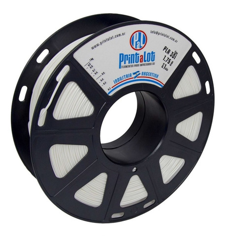 Imagen 1 de 1 de Filamento 3D PLA 3Di Printalot de 2.85mm y 1kg blanco