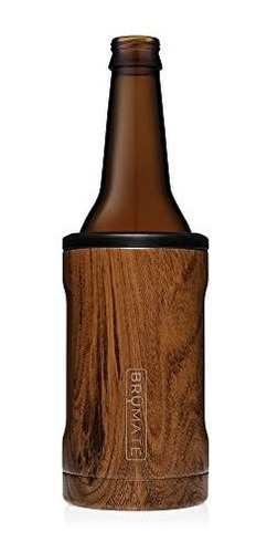 Enfriador De Botella De Cerveza 12 Oz Acero Brumate Walnut 