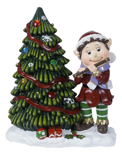 Decoración De Árbol De Navidad De Navidad De Mesa, Resina