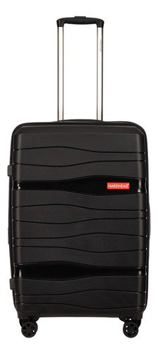 Maleta Hardhead Albert-blk25-0652 43cm De Ancho X 68cm De Alto X 26cm De Profundidad Color Negro Diseño Rayas