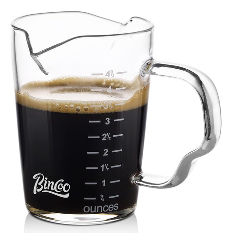 Tazas De Espresso Bincoo De 150 Ml Con Asa Y Doble Escala, 4