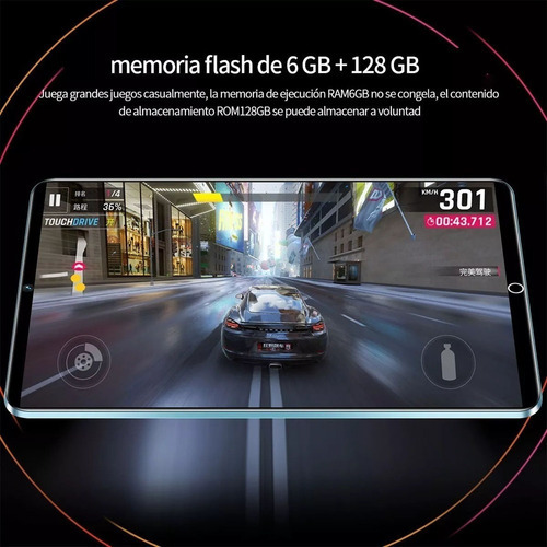 Tableta Mt6797 Chip 10.1 128gb Azul Y 6gb Memoria Ram Color Azul