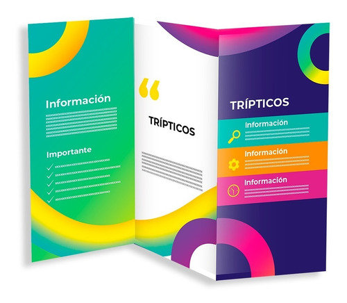 Oferta Tríptico/díptico 20x28cm 1.000 Unids (solo R.m)
