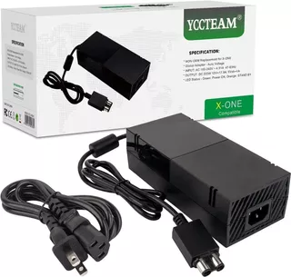Yccteam Power Supply Brick For Xbox One With Power Cord, Ac
