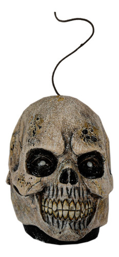 Decorativo Cabeza Colgante Muerte Skull Halloween Terror Color Nude