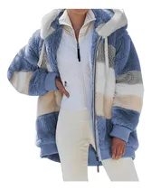 Comprar Chaqueta De Mujer Chaqueta Con Capucha Felpa Cálida Suelta