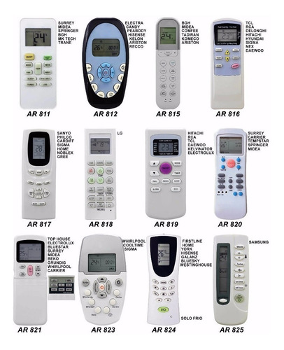 Control Remoto Aire Acondicionado Para Electra York Daewoo