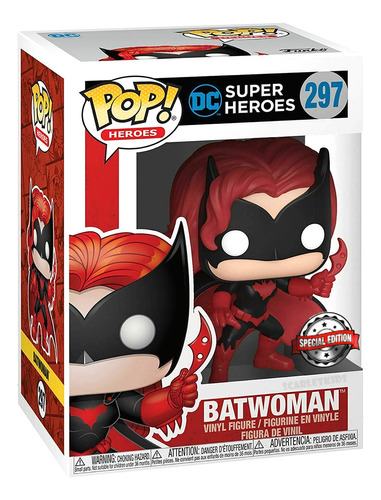 Funko Pop Batwoman 297 Special Edition Original Scarlet Kids