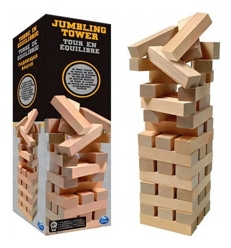 Juego Torre Equilibrio Int 98365m Original Spin Master Jenga