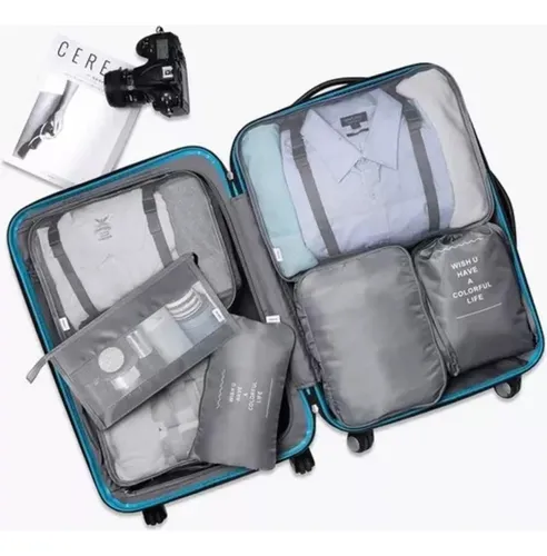 Organizador Kit Viajero 7 Unidades