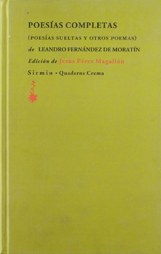 Libro Poesias Completas Moratin De Varios Acantilado