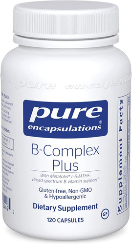 Complejo B 100mg Pure Encapsula - Unidad a $3041