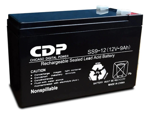 Batería Cdp Para Ups 12v 9ah