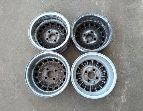 4 Llantas Originales De Ford Taunus Rodado 13 Centro 4x108 Plateado
