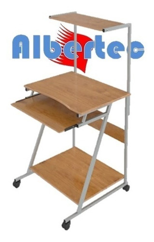Escritorio Ergonómico Multinivel Color Roble (Usado)