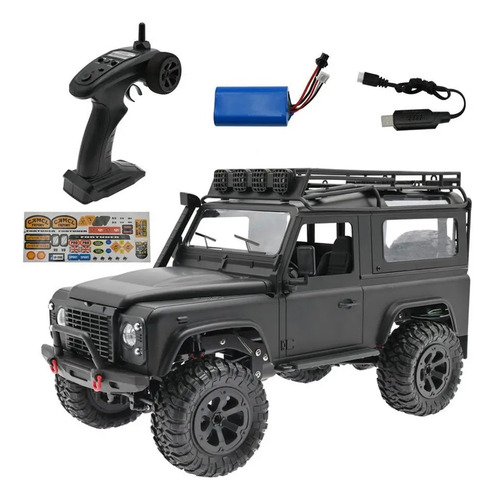Jeep Defender 4x4 Control Remoto Con Luces Crawler 