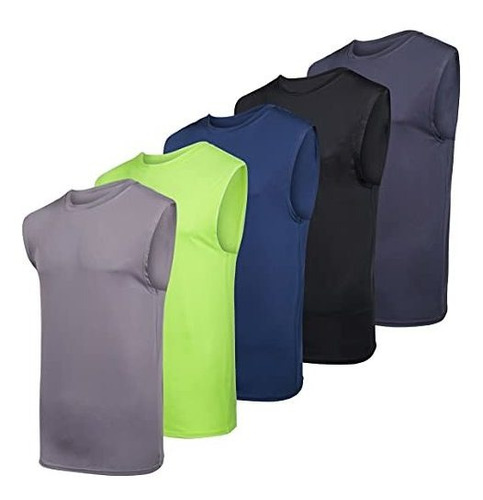 Pack 3 Y 5 Camisetas Deportivas Hombre Dry-fit
