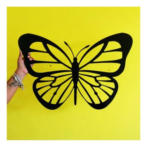 Placa Decorativa De Pared - Mariposa