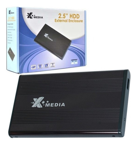 X-media En-2000-bk Gabinete De Disco Duro, 2.5 PuLG., Ide/at