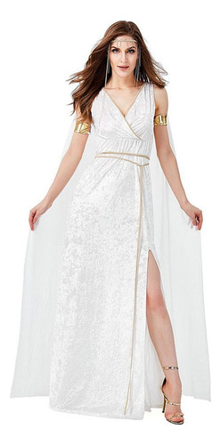 Vestido Blanco De Escenario De Mitología Griega Antigua De H