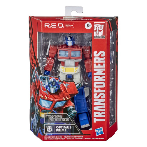 Imagen 2 de 3 de Transformers R.e.d. Robot Enhanced G1 Optimus Prime
