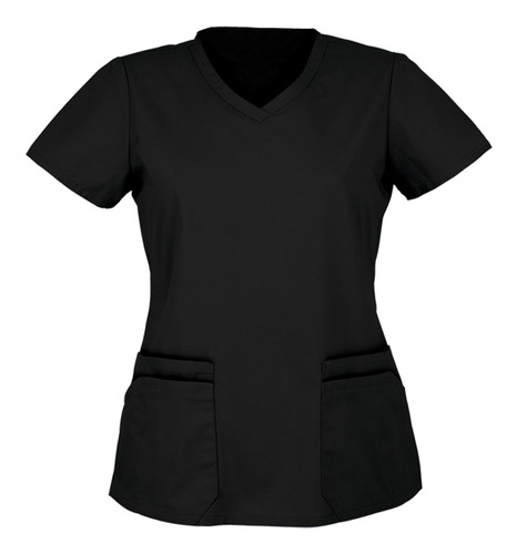 Tops Con Cuello En V Para Mujer Uniforme De Trabajo Color Só