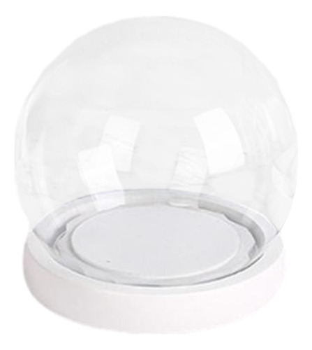 Contenedor De Cúpula De Vidrio Transparente Diámetro 15cm