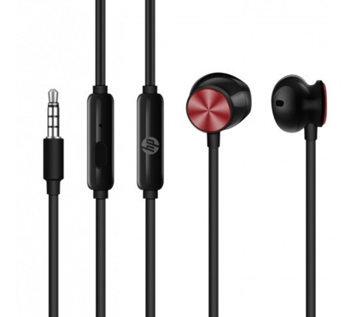 Imagen 2 de 4 de Auriculares Hp Dhh-1112 In Ear Con Microfono Negros