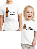 Comprar  Combo Remera Día Del Padre E Hijo De Tal Palo Tal Astilla