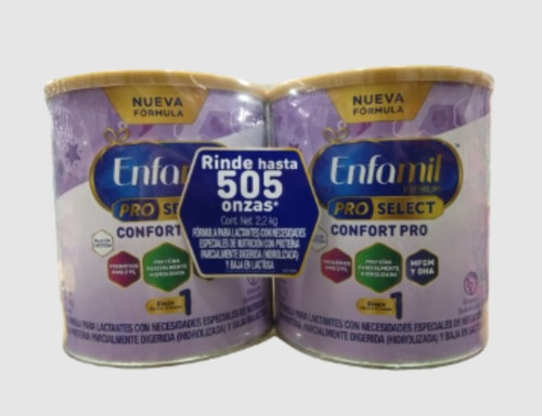 Formula Lactea 2 Latas De 1.1 Kg C/u Enfamil Premium Confort