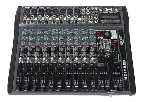 Consola Mixer Moon Mc12usb 12 Ch Usb Sd Efectos Musicapilar