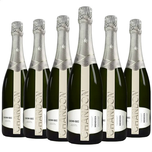 Champagne Chandon Demi Sec Espumante - Caja X6 Botellas Pack