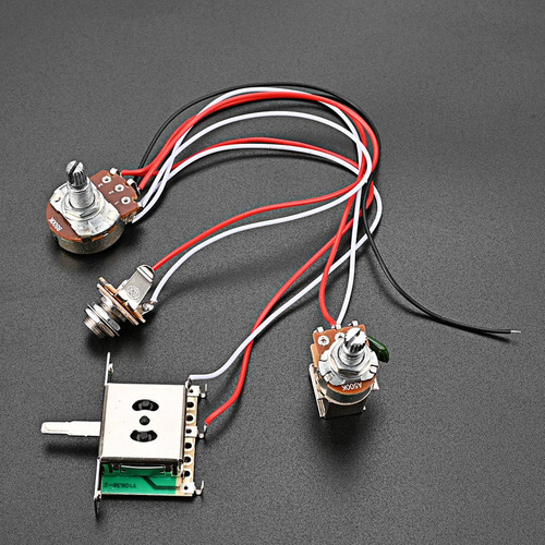 Juego De Arnés De Cableado De Guitarra B500k Fácil De Usar