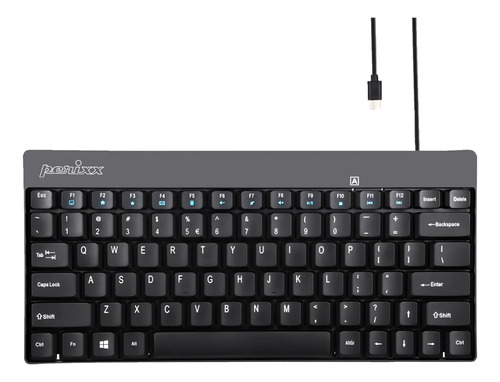 Mini Teclado Cableado Perixx 422 Usb Tipo C Español - Sport