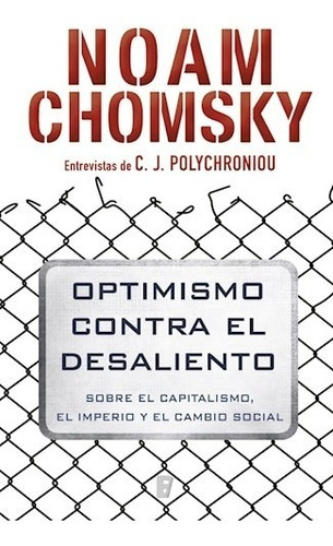 Libro Optimismo Contra El Desaliento De Noam Chomsky