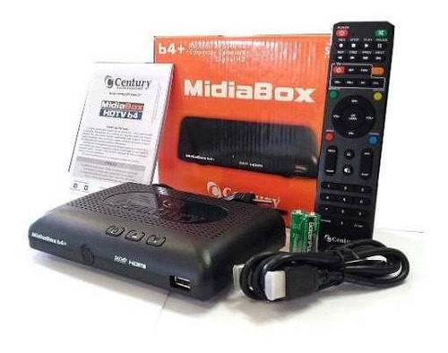 Imagem 1 de 8 de Receptor Midiabox B4 Century Hd Digital Conversor Midia Box