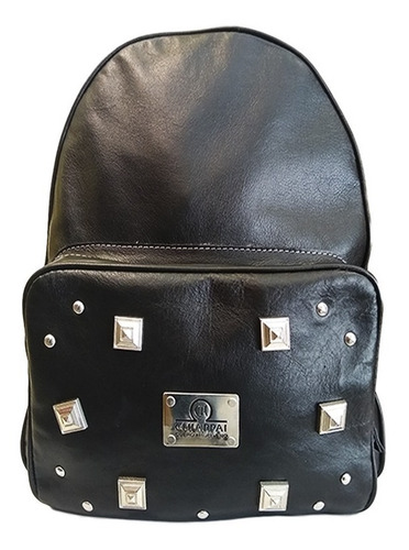 Mochilas Mujer Cuero Para Dama Con Cierre Y Bolsillo Externo