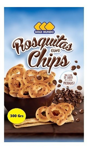 Galletitas Gold Mundo Rosquitas Con Chips 300 Grs