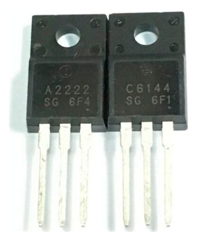 E09a7418a + 01 Par Transistores C6144 A2222 + F1 Para Epson