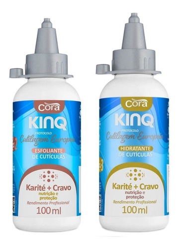 Kinq Esfoliante E Kinq Hidratante Karité Cravo P/cutícula