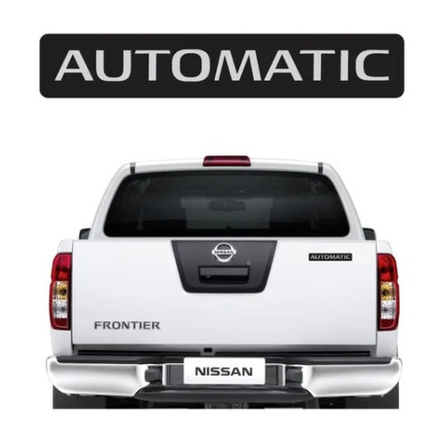 Adesivo Emblema Automatic P/ Nissan Frontier Tampa Traseira