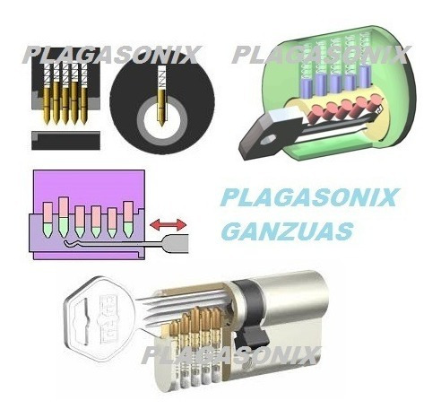 Imagen 5 de 10 de Juego De Ganzúas Profesional Goso Original 24pcs Titanio